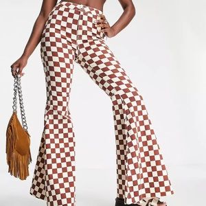 Free People Just Float On Checkered Pants